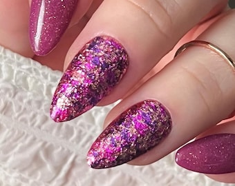 CRUEL SUMMER- valentines foil, foil dip powder, foil nail dip, dip powder, Valentine nails, dip powder nails, nail dips,