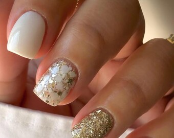 MYKONOS- Spring nail dip, glitter dip powder,  glitter nail dip, dip powder, nail dip powder, dip powder nails, nail dips, Easter nail