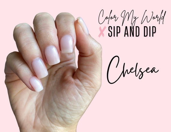 How To Create A Pastel French Mani With Gold Accent | DipWell