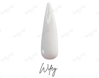 WIFEY- white nail dip powder, white nail dip, white dip powder, nail dip, dip powder, dip powder, dip powder nails, nail dips