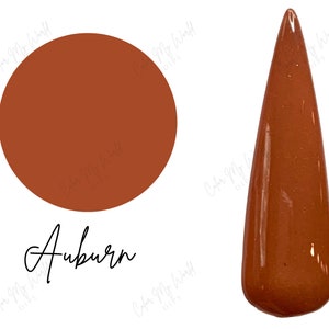 AUBURN -dip powder, nail dip, dip powders, nail dip powder, dip powder nails, nail dips, fall nail dip, fall dip powder