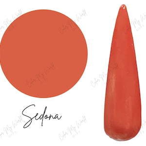 SEDONA- terracotta dip powder, terracotta orange nail dip, dip powders, nail dip powder, dip powder nails, nail dips, terracotta nail dip