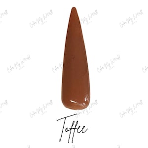 TOFFEE-dip powder, nail dip, caramel dip powder, nail dip powder, dip powder nails, nail dips, caramel nail dip, tan nail dip