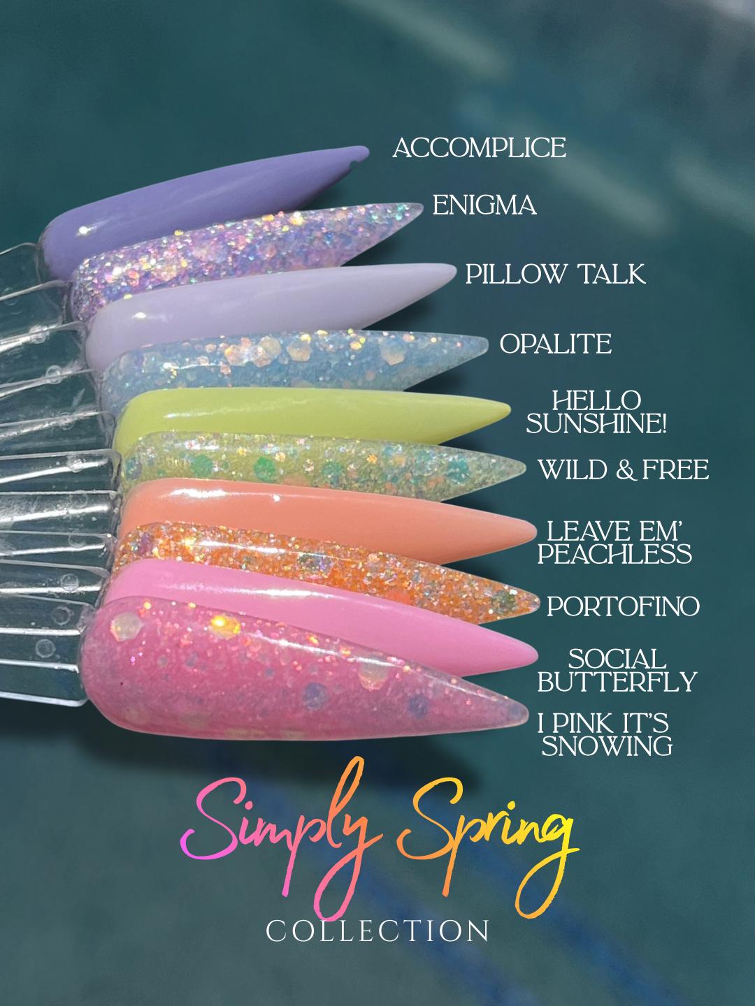 Spring Time Nails Powder. Dip ENIGMA- Spring, Nail Dip, Pink, Glitter, Dip Powder, Diy Nails - Etsy