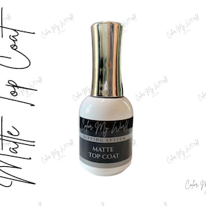 MATTE TOP COAT- dip powder, nail dip, nail dipping powder, nail dip liquids, matte top coat, top coat, activator, nail dip powder