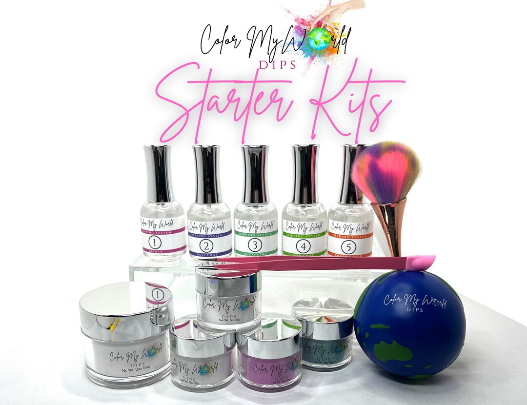 Dip Powder Starter Kit Dip Powder Liquids, Dip Powder Kit, Nail Dip Powder Starter Kit, Nail Dip