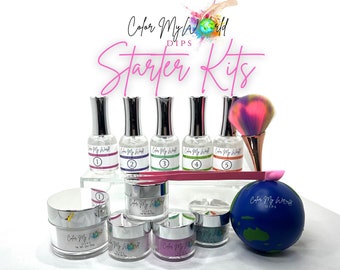 Dip Powder Starter Kit- dip powder liquids, dip powder kit, nail dip powder starter kit, nail dip starter kit, nail dip liquids