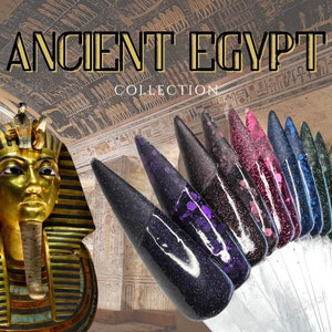 ANCIENT EGYPT-glitter collection, dip powder, nail dip, nail dip powder, dip powder nails, nail dip, dip powder, Matte glitter