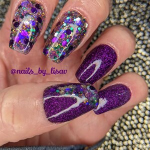 mardi gras dip powder