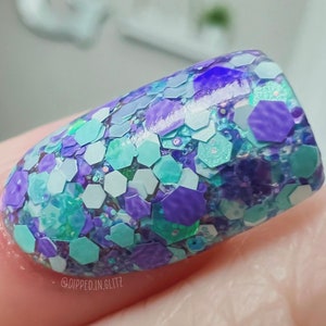 TIDAL WAVE- glitter dip powder,  nail dip, dip powder, nail dip powder, dip powder nails, nail dips, diy nails