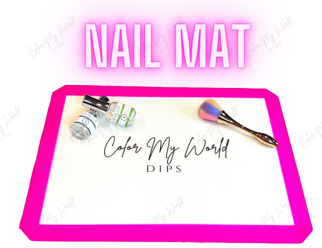NAIL MAT Silicone Nail Mat, Silicone Mani Mat, Mani Mat, Silicone Mat