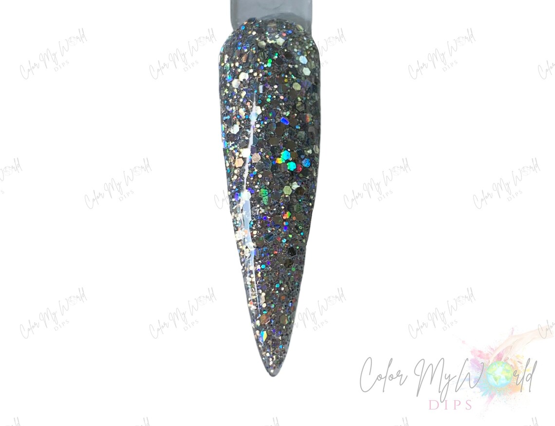 Youre One Blingy Beachsilver Glitter Dip Powder Glitter Etsy