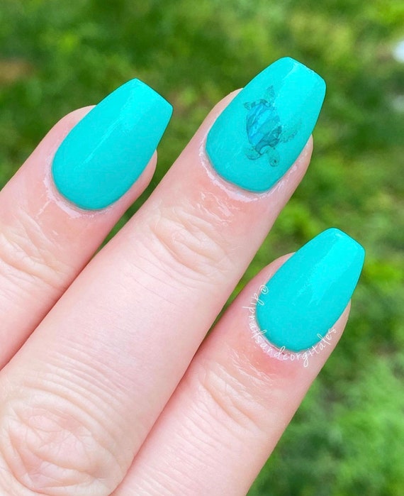 neon dipped nails