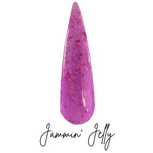 JAMMIN’ JELLY- glitter dip powder,  nail dip, dip powder, nail dip powder, dip powder nails, nail dips, diy nails
