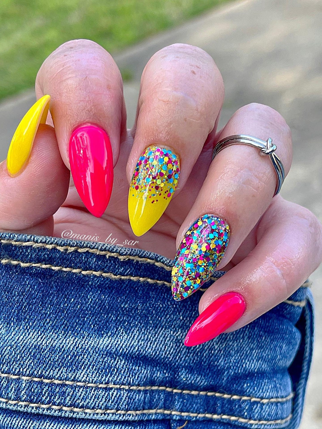 CAROUSEL Glitter Dip Powder Glitter Nail Dip Dip Powder Etsy