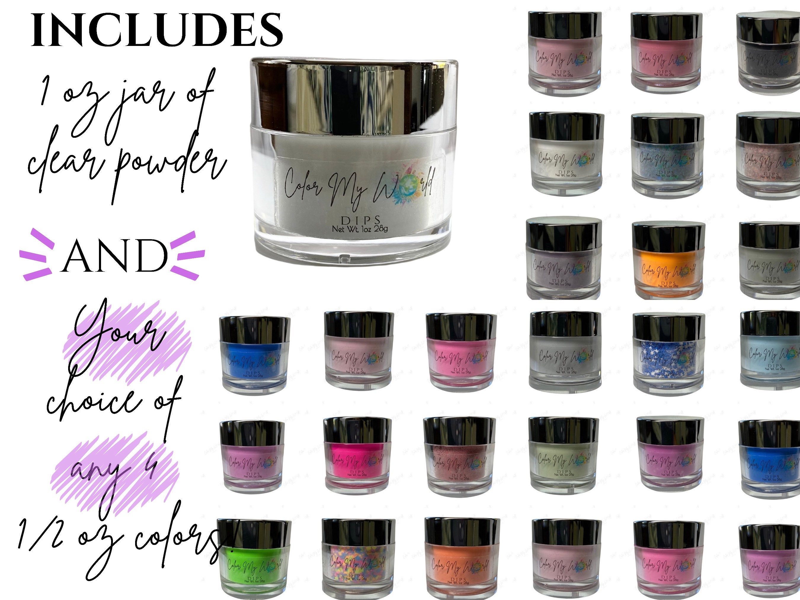 Dip Powder Starter Kit dip powder liquids dip powder kit Etsy