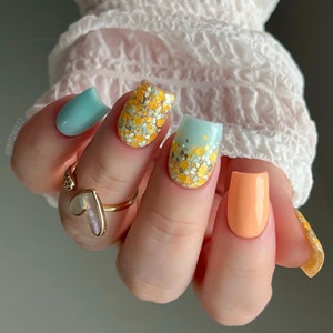 BAJA CALIFORNIA- glitter dip powder,  nail dip, dip powder, nail dip powder, dip powder nails, nail dips, diy nails