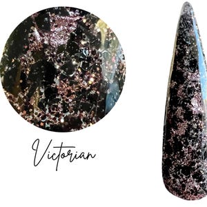 VICTORIAN- nail dip, glitter dip powder,  glitter nail dip, dip powder, diy nails, dip powder nails,