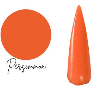 PERSIMMON - dip powder, nail dip, orange dip powder, nail dip powder, dip powder nails, nail dips