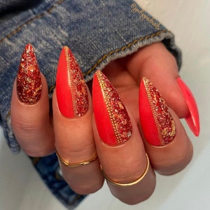PHOENIX RISING- foil glitter dip powder,  nail dip, dip powder, nail dip powder, dip powder nails, nail dips, diy nails