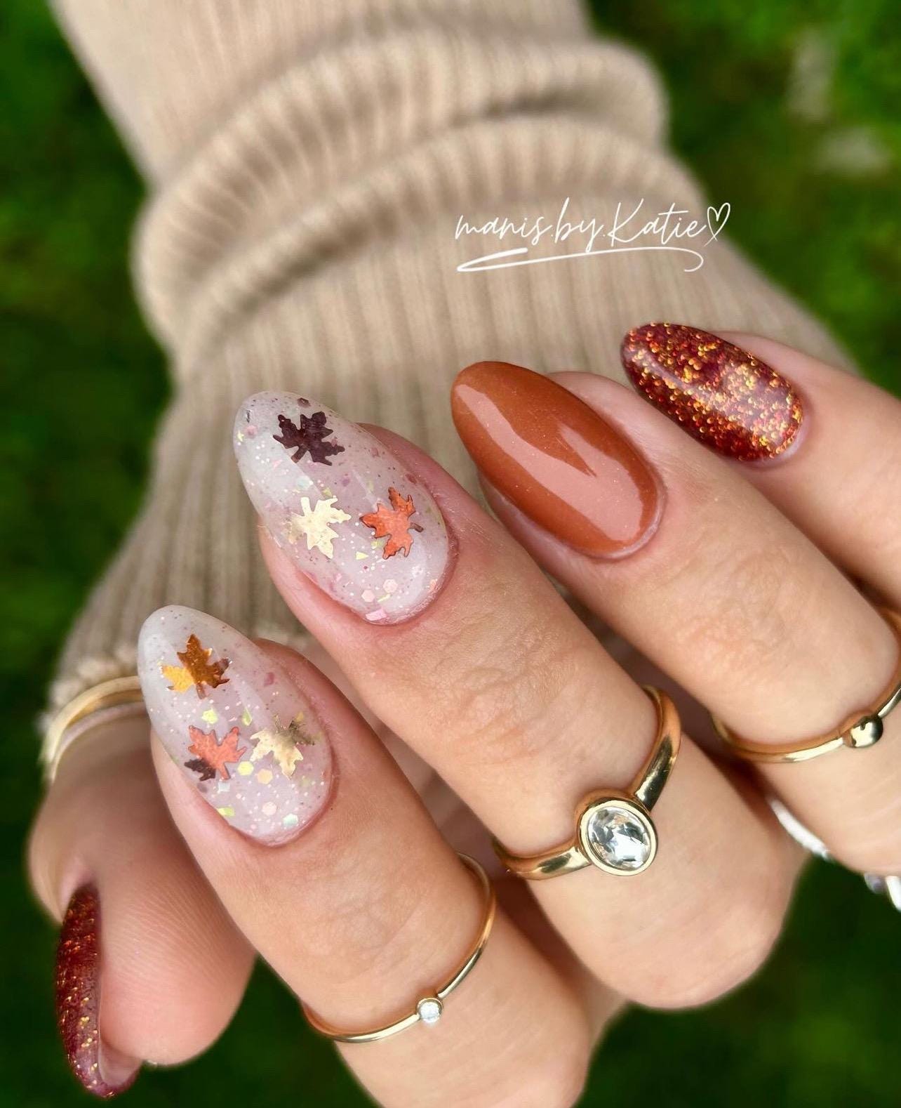 Fall Acrylic Powder 18 Fall Nail Ideas To Fall In Love With