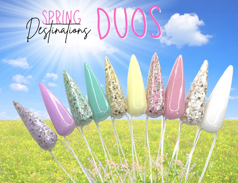 SPRING DESTINATION Duo-dip Powder Nail Dip Nail Dip Powder - Etsy