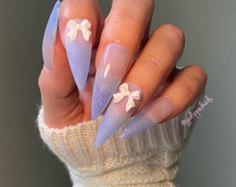 SINGING IN the RAIN -thermal dip powder, blue, pink, diy nails, nail dips,  spring nails, pastel nails