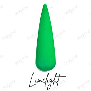 LIMELIGHT- neon dip powder, neon dip nails, dip powder, dip powder nails, dip nails, nail dip powder, nail dip