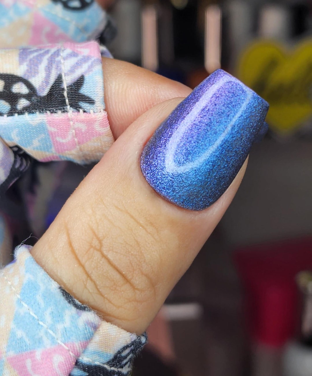 MIDNIGHT SPECIAL Chrome Dip Powder, Chrome Nail Dip, Reflective Dip