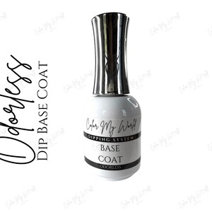 ODORLESS BASE COAT- dip powder, nail dip, nail dipping powder, nail dip liquids, odorless top coat, odorless base coat, top coat,