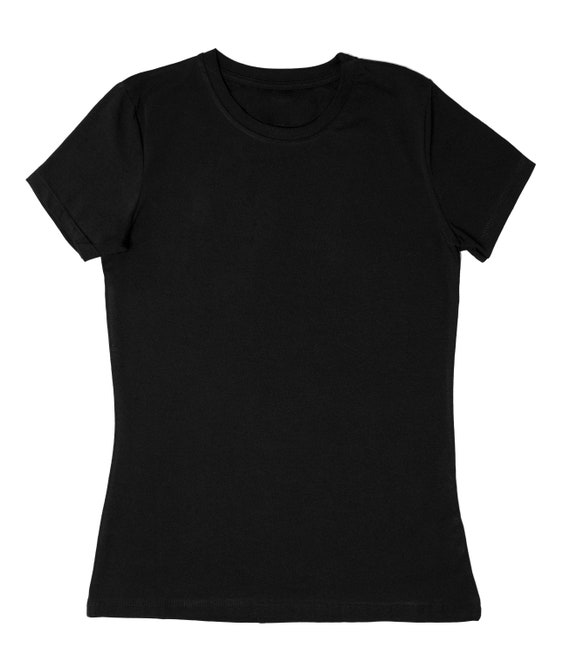Plain T-shirts Crew Neck Woman Top ATAS 
