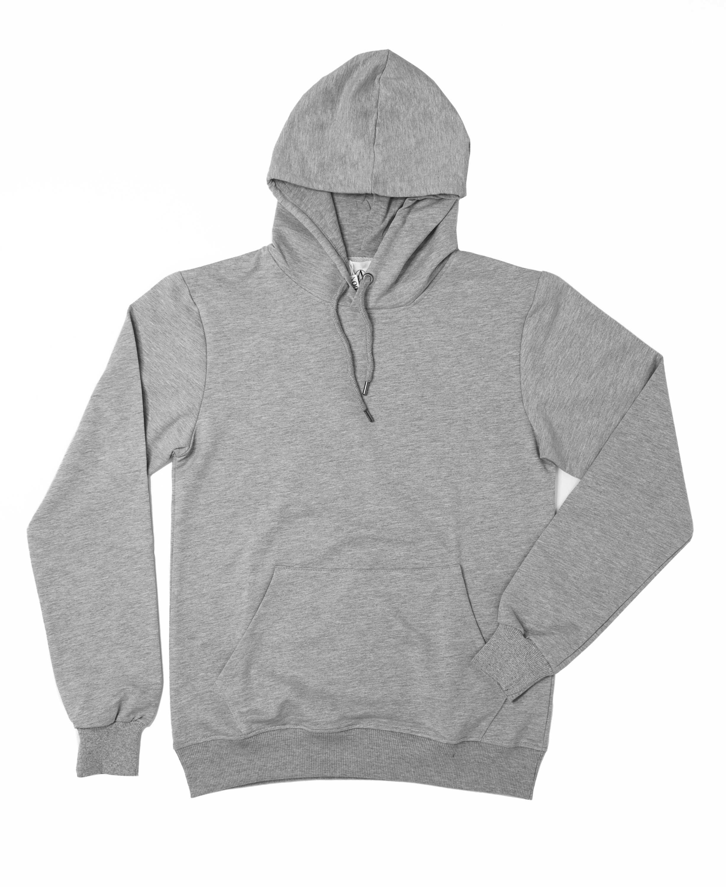 Pocketless hoodie cheap