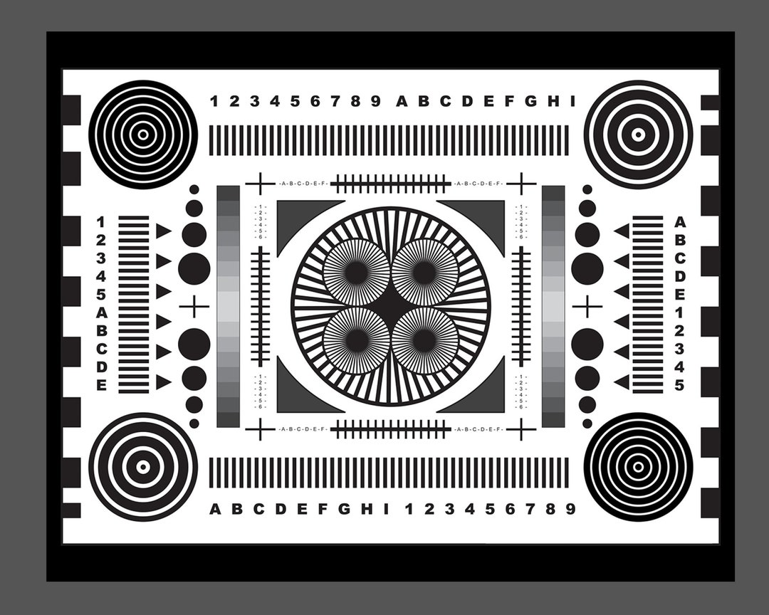 Photographers Focus Chart Digital Print, Instant Digital Download Focus