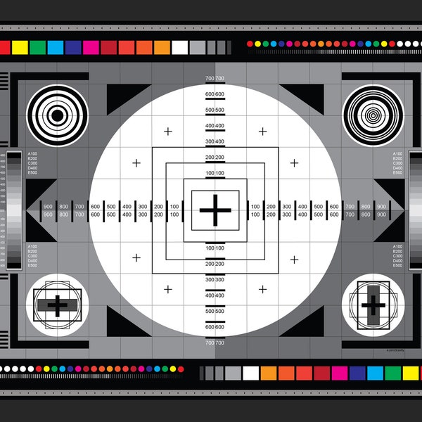 Camera Lens Focus Chart Etsy