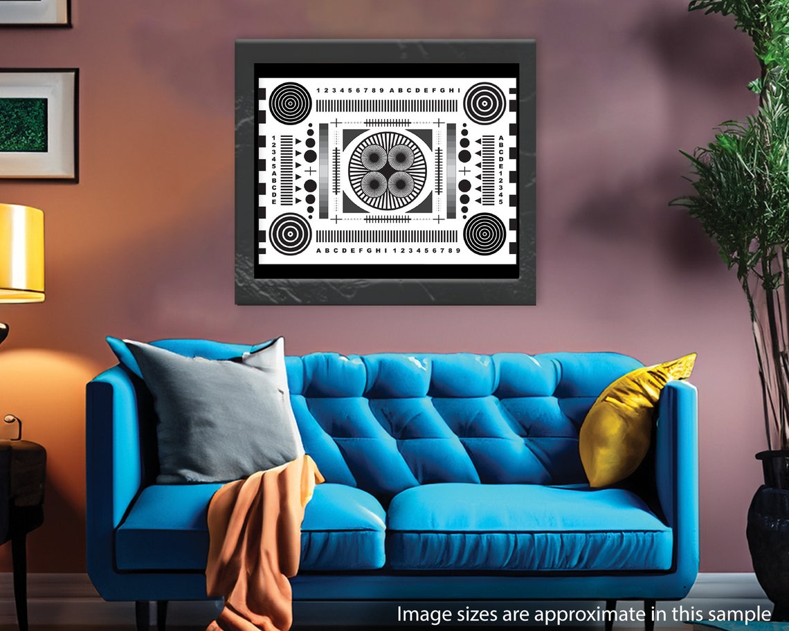 Set of 3 Focus Charts for Photography Lens Test, Digital Download ...