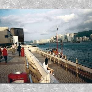 Kowloon Star Ferry Pier, Tsim Sha Tsui, Hong Kong - Aquarell