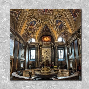 Interior Basilica di Santa Maria Maggiore, Rome - Watercolour