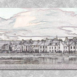 Fisher Street Broughty Ferry, Dundee - Schizzo