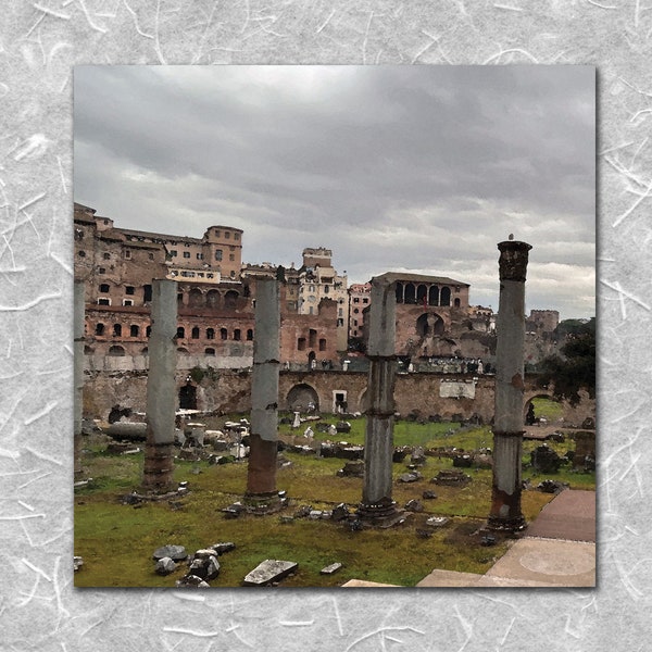 Basilica Ulpia, Rome - Watercolour