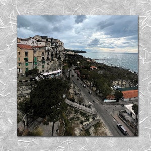 Tropea Aerial View - Watercolour