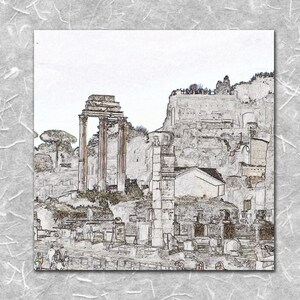 Roman Forum 2, Rome - Sketch
