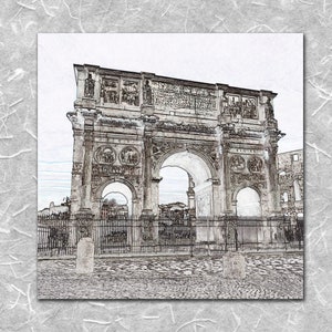 Arch of Constantine, Rome - Sketch