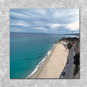Beach, Tropea, Italy - Watercolour