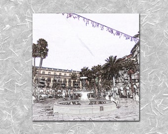 Plaza Real Fountain, Barcelona