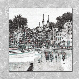 Amsterdam Canal Scene 4