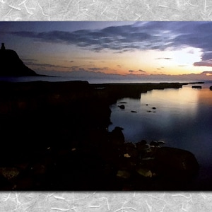Portland 1 Dorset Sunset - Watercolour