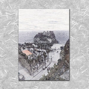 Santa Maria dell’Isola, Tropea, Italy - Sketch