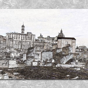 Roman Forum, Rome - Sketch