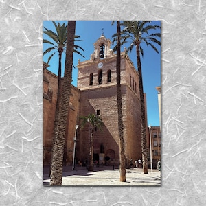 Almeria Cathedral Bell Tower - Watercolour