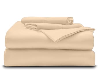 24" Extra Deep Pockets- 6-PC Sheet Set Ultra Soft 1000-Thread Count Pure Egyptian Cotton